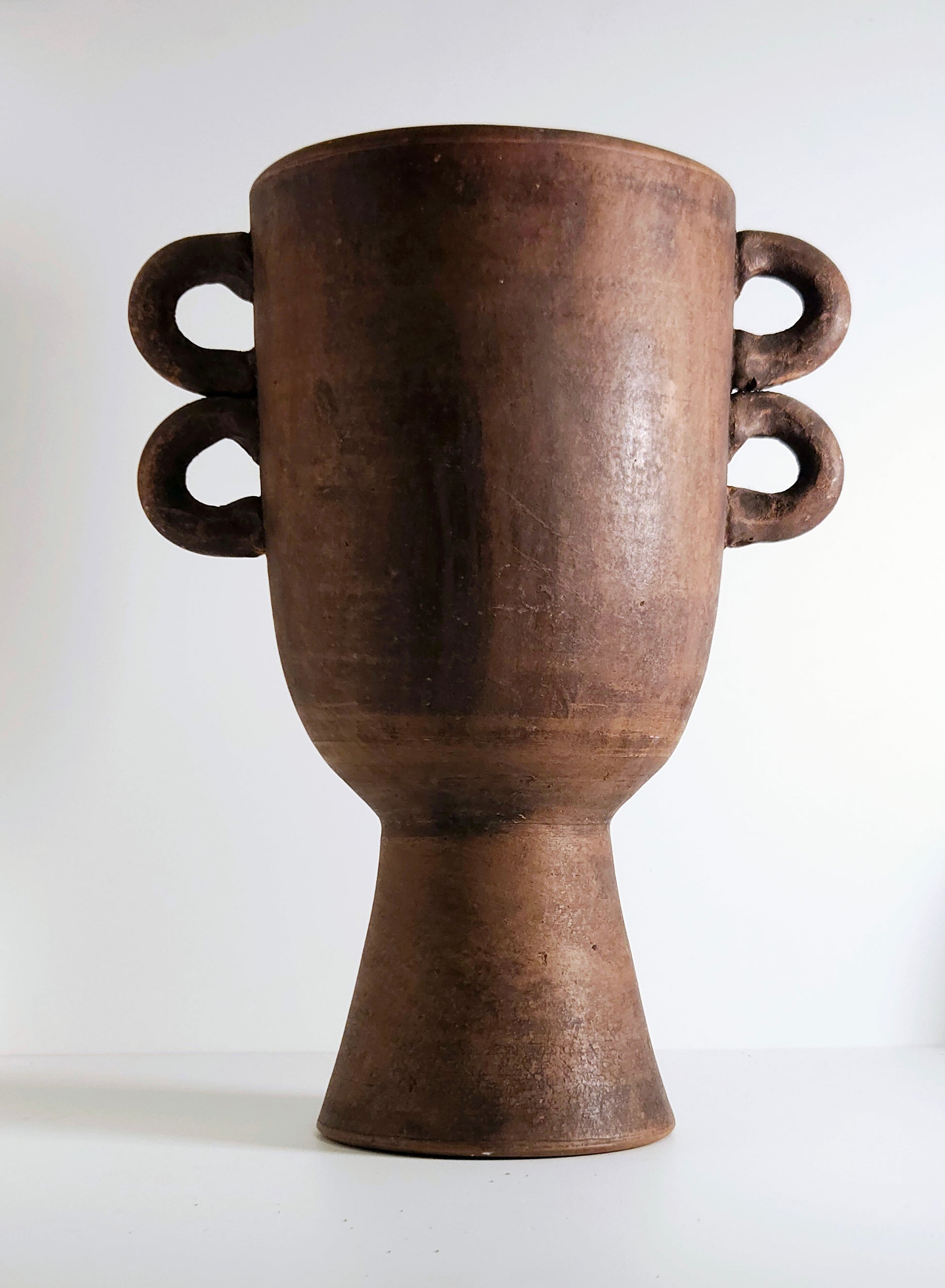 Jarrón Copa Terracota