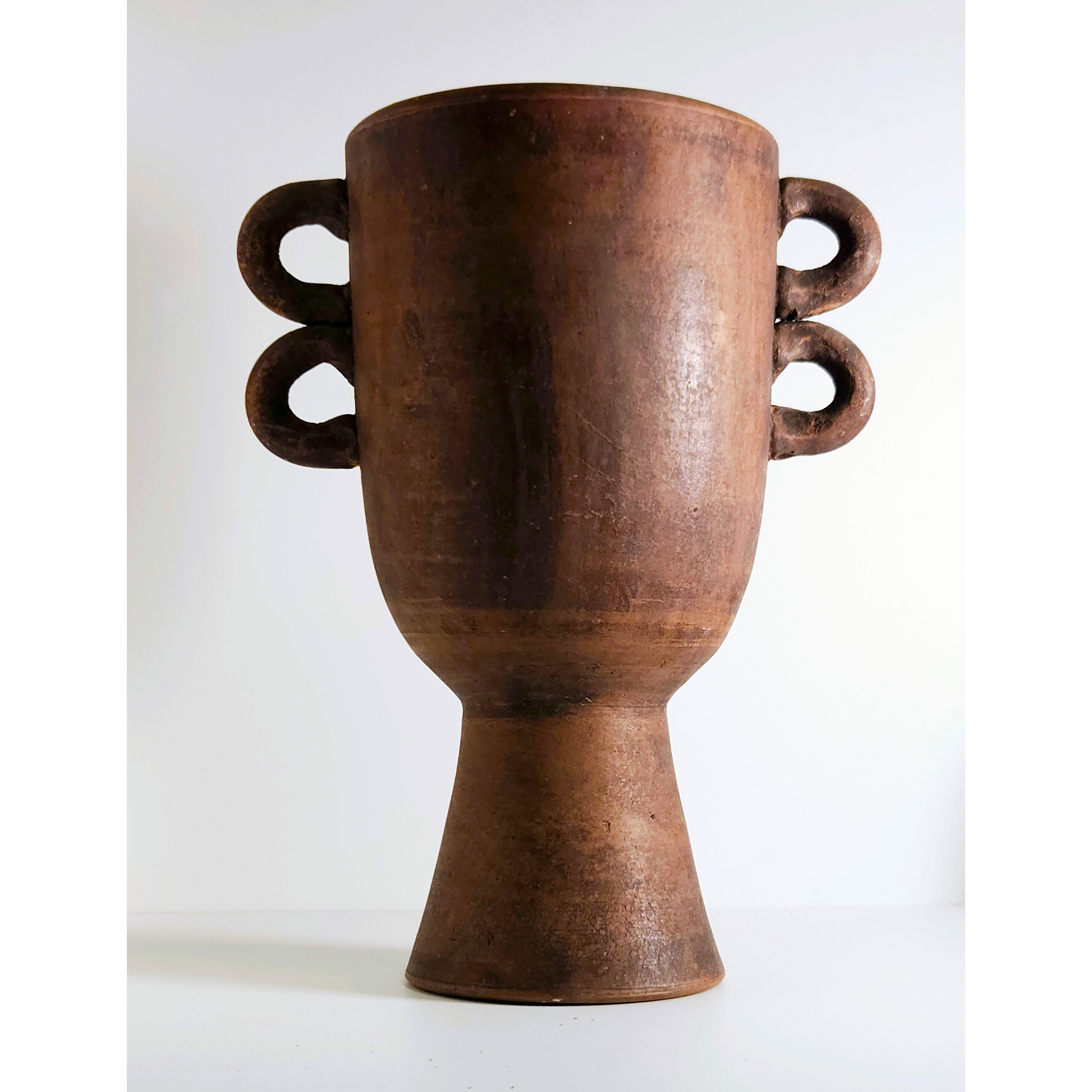 Jarrón Copa Terracota