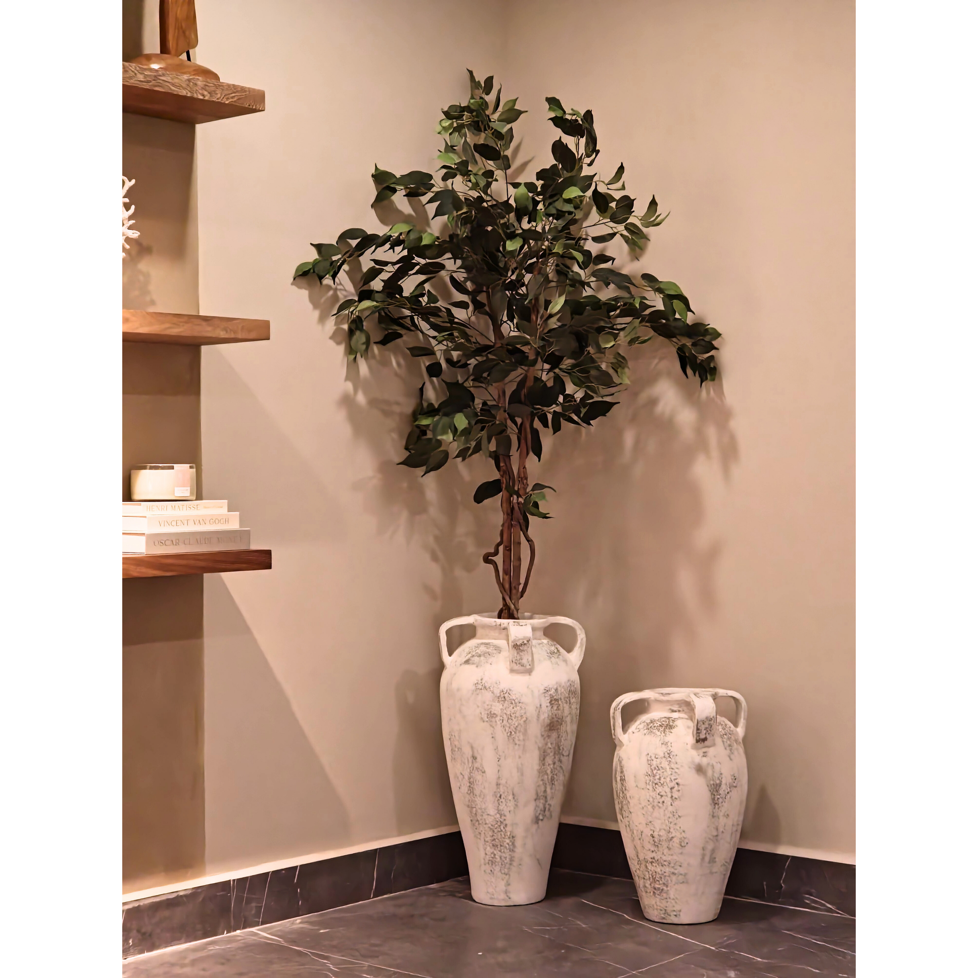 Duo Jarrones Escultura