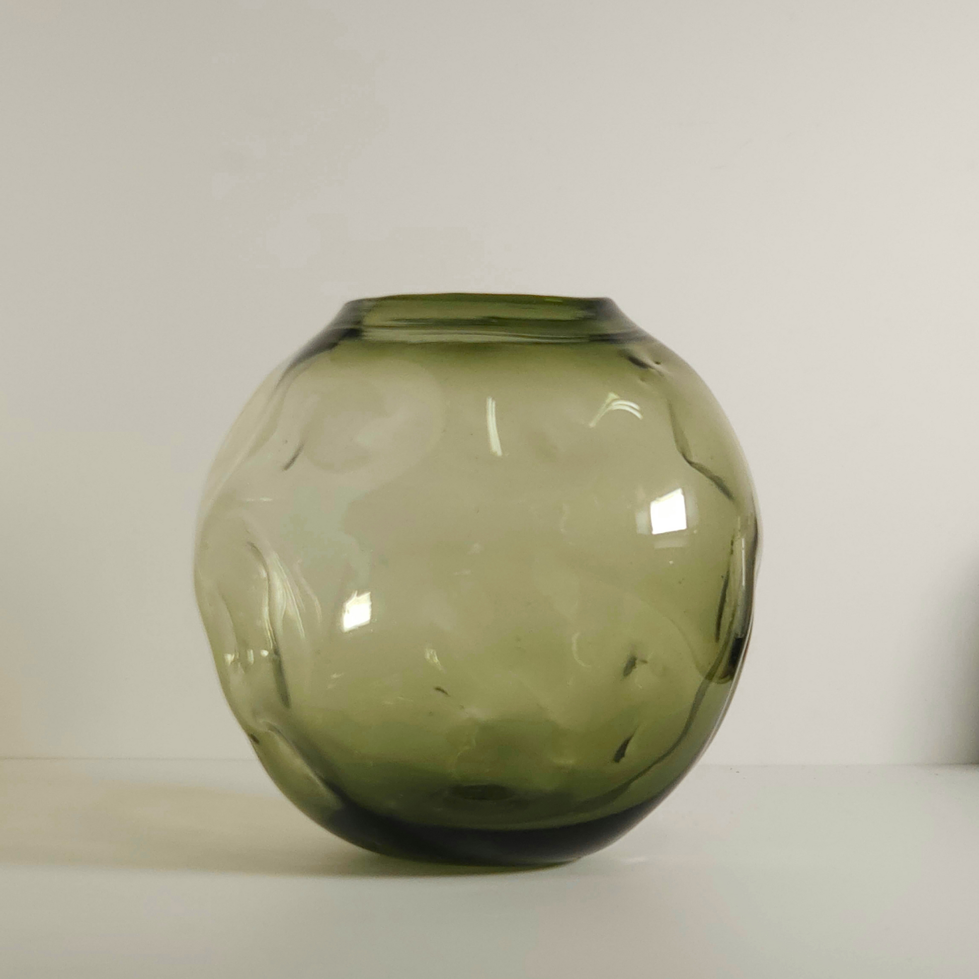 Jarrón Pecera Verde