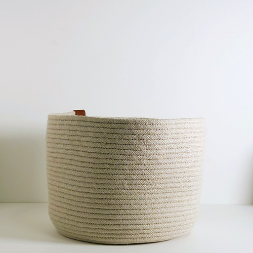 Canasta Recta 25-30 Beige