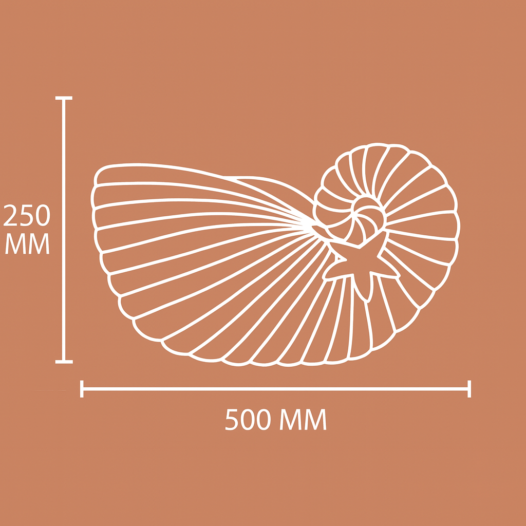 Nautilo Terracota Gigante